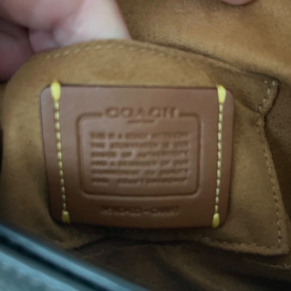 Coach Hailey Flap Bag w/ Rivets in Black/Gold - Picture 3 of 8